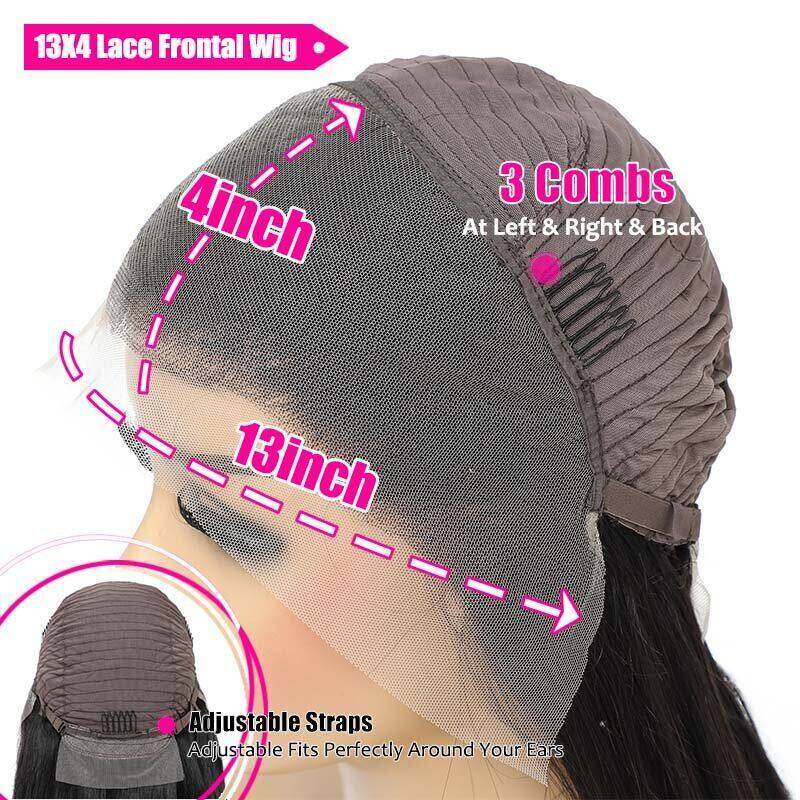 13x4 Lace Front Straight Wig With Baby Hair