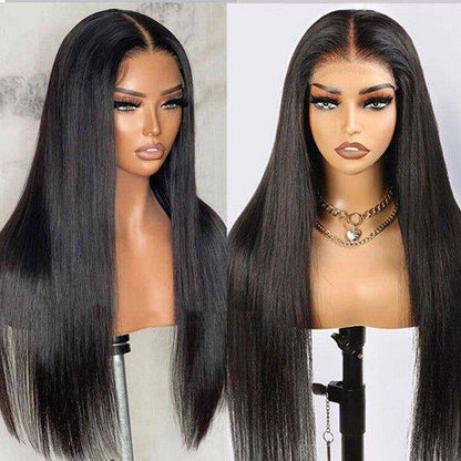 4x4 Lace Closure Wig for Black Women Straight Pre Plucked with Baby Hair